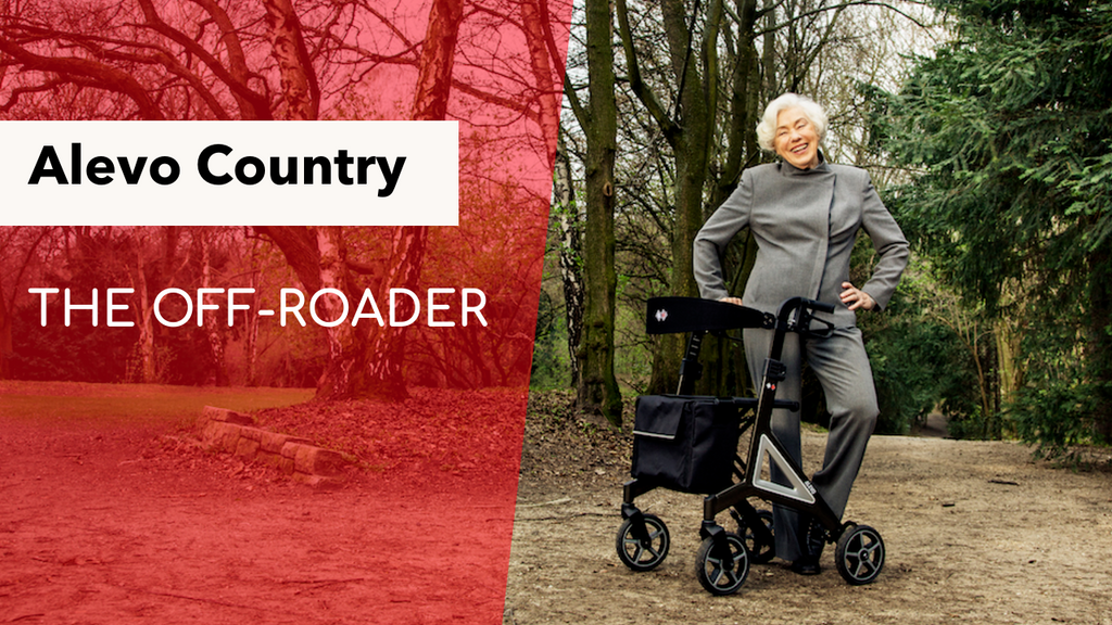 Alevo Country rollator - the offroader