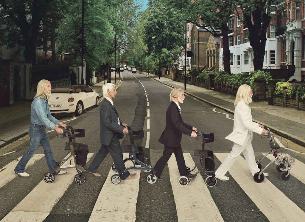 The Beatles Abbey Road with Walker Rollator